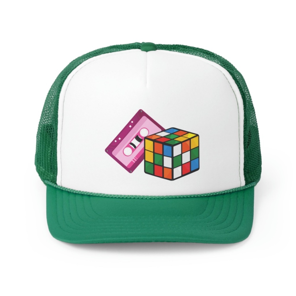 80s Designed Retro Trucker Hat